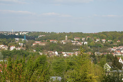 Blick von Großrosseln nach Frankreich